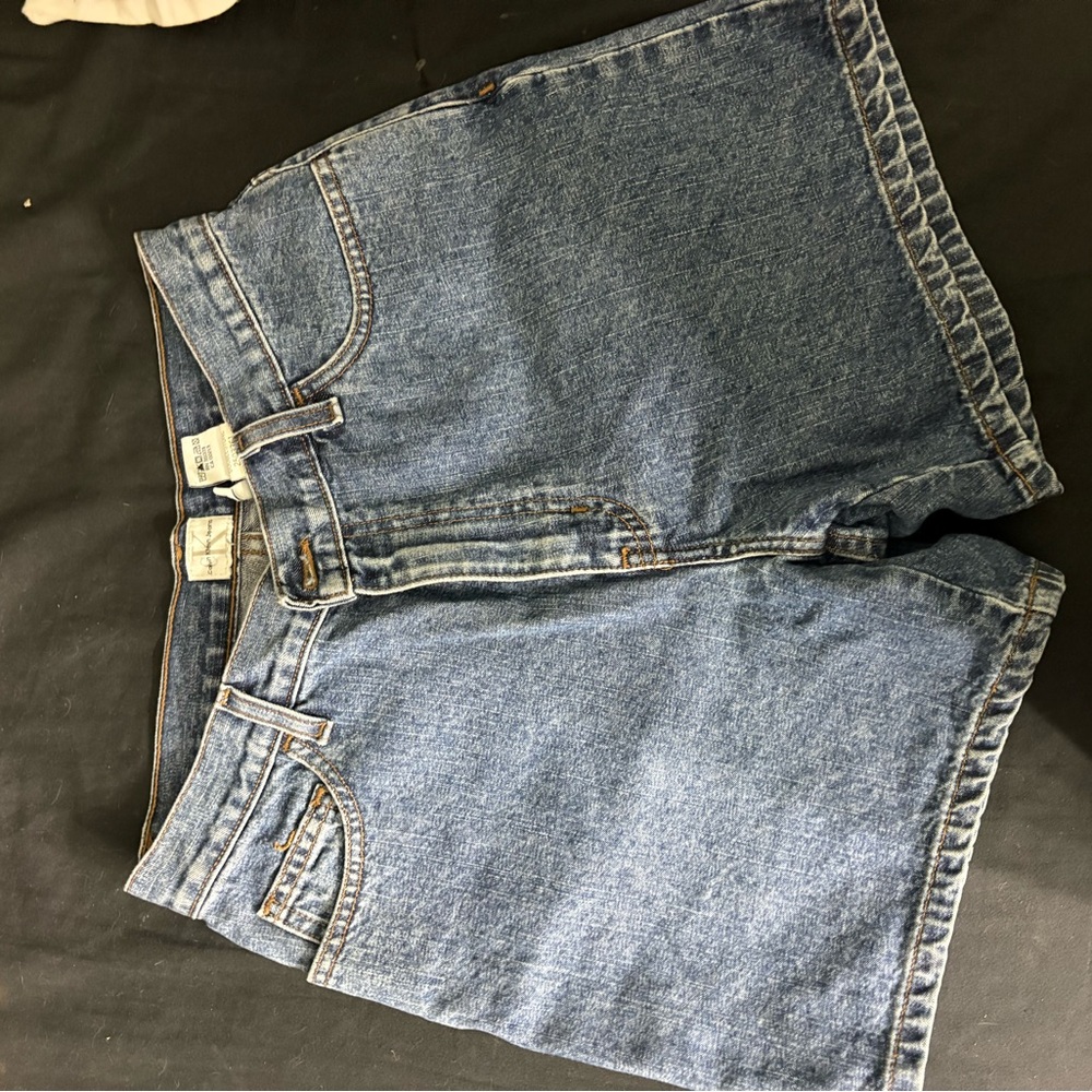 Classic Blue Denim Shorts